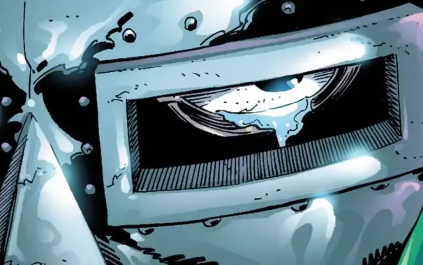 Closeup of tears coming from Doctor Doom's eye, from _The Amazing Spider-Man_ issue #36, used to illustrate the linked article.